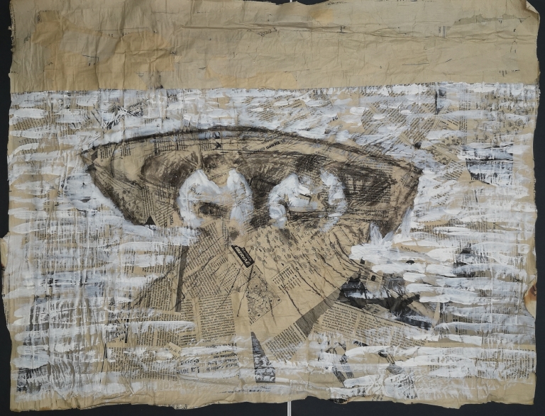 Acrílico sobre papel artesán